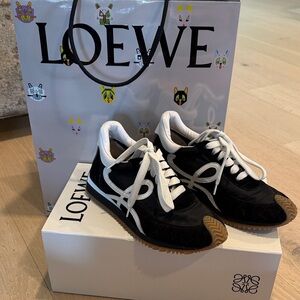 Loewe Black and White Casual Sneakers